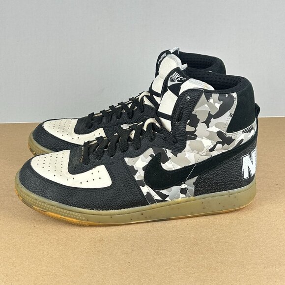 Nike Terminator High Premium X-Ray Camo Print Sneakers Mens 10.5 White Black - Picture 10 of 10